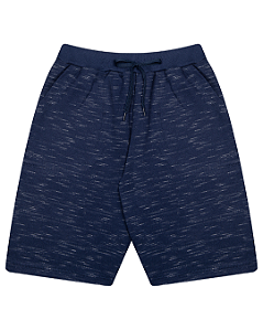 BERMUDA DE MOLETINHO JET COM BOLSO E CORDÃO - BICHO BAGUNÇA