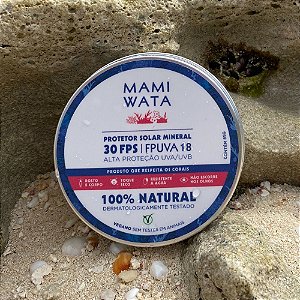 Protetor Solar Mineral Mami Wata 30 FPS - Uso Adulto