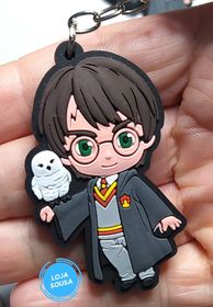 Chaveiro Emborrachado Harry Potter