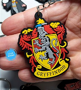Chaveiro Emborrachado Harry Potter Grifinoria
