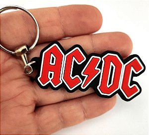 Chaveiro Emborrachado ACDC
