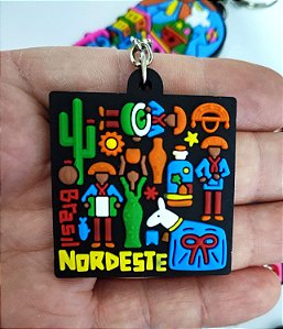Chaveiro Emborrachado Pontos Turísticos Nordeste