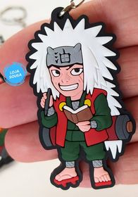Chaveiro Emborrachado Naruto Jiraiya