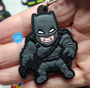 Chaveiro Emborrachado Batman Origem da Justiça