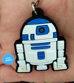 Chaveiro Emborrachado Star Wars R2-D2