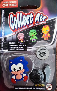 Aromatizador Cheirinho para Carro Colecionável - Sonic