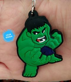 Chaveiro Emborrachado Hulk