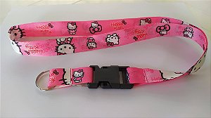 Cordão com Engate Rápido Hello Kitty