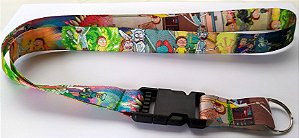 Cordão com Engate Rápido Rick Morty