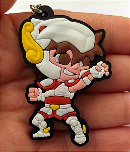 Chaveiro Emborrachado Cavaleiros do Zodíaco Seiya