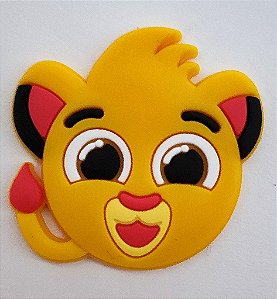 Aplique Emborrachado Bolofofo Leão