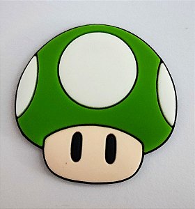 Aplique Emborrachado Cogumelo Verde