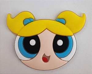 Aplique Emborrachado Meninas Superpoderosas Rosto Lindinha