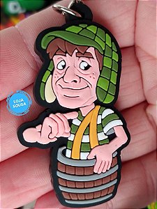 Chaveiro Emborrachado Chaves no Barril