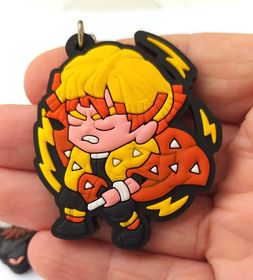 Chaveiro Emborrachado Demon Slayer New Zenitsu