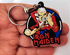 Chaveiro Emborrachado Iron Maiden