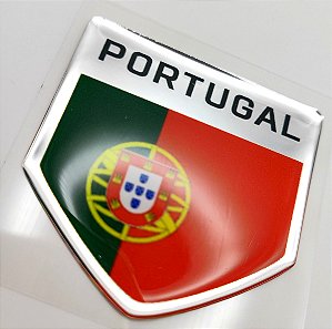 Adesivo Resinado Escudo País Portugal