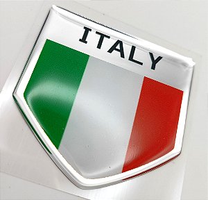 Adesivo Resinado Escudo País Itália