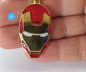Chaveiro Metal Capacete Homem de Ferro Iron Man