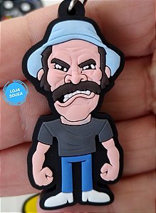 Chaveiro Emborrachado Chaves Seu Madruga com Raiva