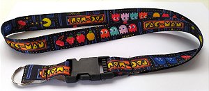Cordão com Engate Rápido Pac-Man