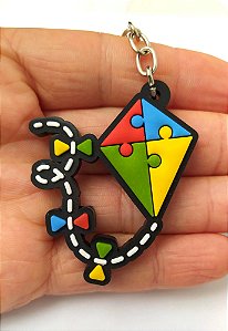 Chaveiro Emborrachado Autismo Pipa