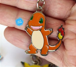 Chaveiro Metal Pokemon Charmander