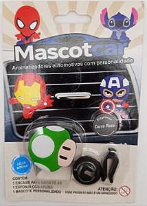 Cheirinho Aromatizador Aroma Carro Novo Mario Cogumelo Verde