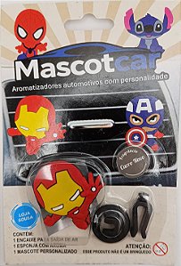 Cheirinho Aromatizador Aroma Carro Novo Mario Homem de Ferro Iron Man