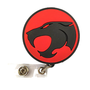 Porta Crachá Retrátil com Aplique Thundercats