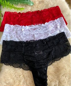 Calcinha em renda Plus Size