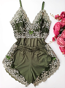 Baby Doll Verde Militar