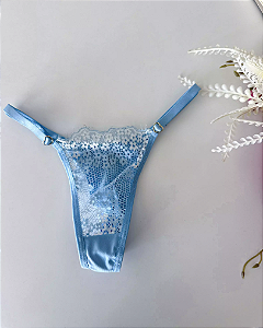Calcinha Fio Flávia - Azul Bebê