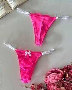 Calcinha Collor - Rosa com Branca