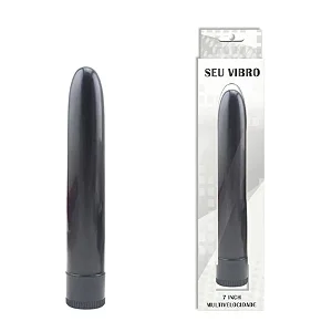 Vibrador Liso 17,5 CM Multivelocidades