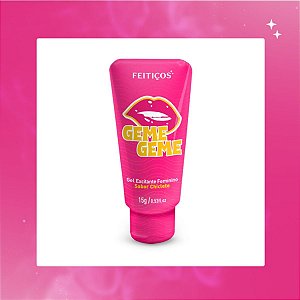 Gel Excitante Feminino Sabor Chiclete Pulsa Vibra Excita