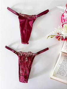 Calcinha Fio Flávia - Marsala