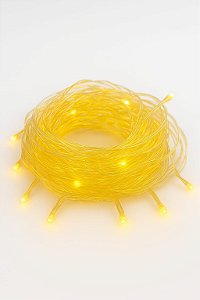 PISCA AMARELO FIO TRANSPARENTE 10M 110V