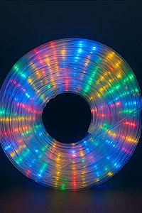 MANGUEIRA 200 LEDS COLORIDO FUNÇÃO COLORIDA 10M BIVOLT