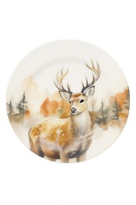 PRATO SOBREMESA MELAMINA CERVO BEGE
