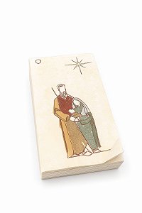 GUARDANAPO PAPEL SAGRADA FAMILIA BEGE 40x33cm