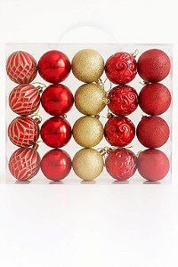 BOLA DE NATAL 6CM C/20