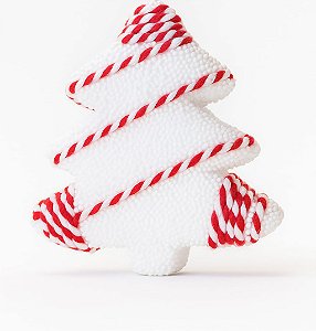 DECORAÇÃO 10CM VERM/BCO ARVORE