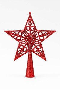 ENFEITE ÁRVORE ESTRELA ARRAMADA