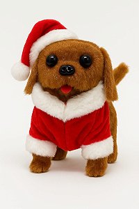 CACHORRO MUSICAL C/ GORRO NOEL