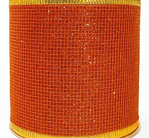 FITA NATALINA ARAMADA 6X9 LARANJA