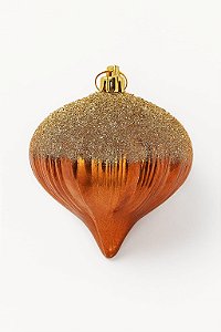 BOLA NATALINA DECORADA 10CM