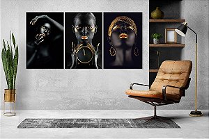Placa Ps Decorativa Impresso Uv 2Mm - Trio Afro Artistic