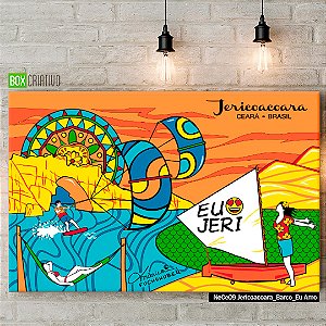 Quadro Tela em Canvas - Jericoacoara - Coleção Mônica Fuchshuber