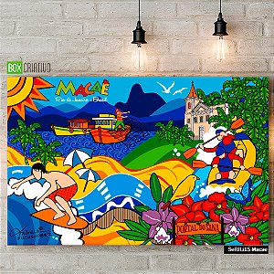 Quadro Tela em Canvas - Macaé - Coleção Mônica Fuchshuber